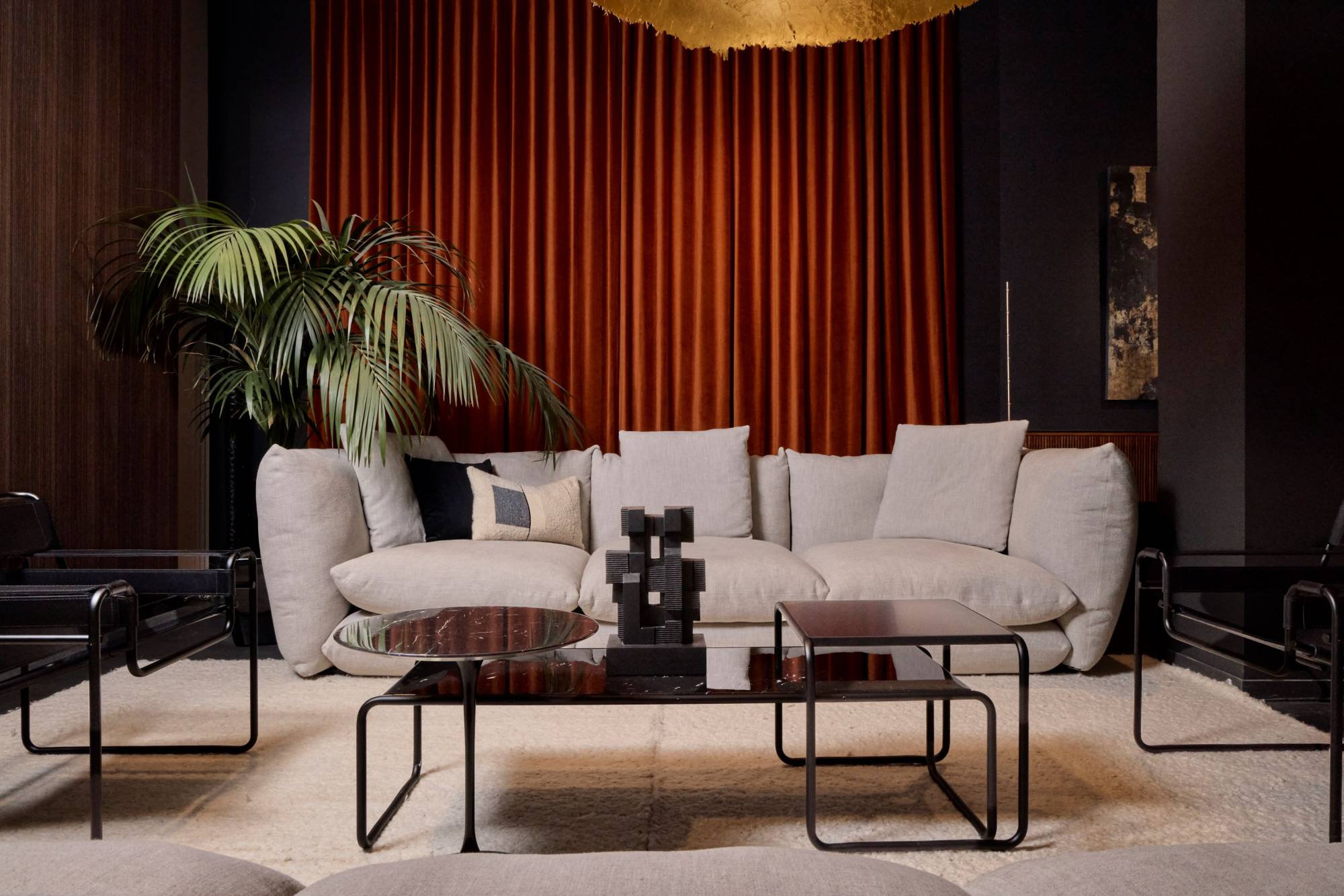 canapé pillo knoll confortable