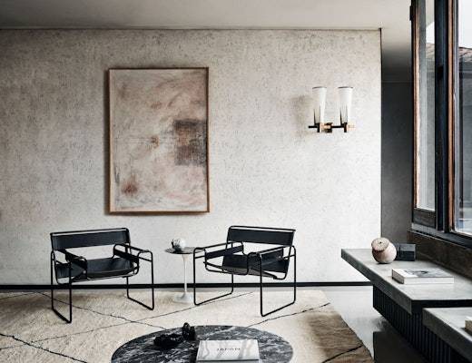 La chaise Wassily de Marcel Breuer éditée chez Knoll