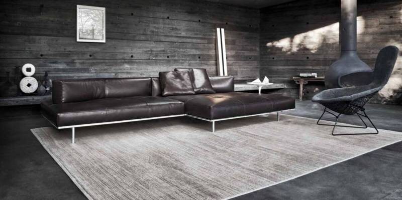 Canapé Matic en version cuir de Piero Lissoni pour Knoll