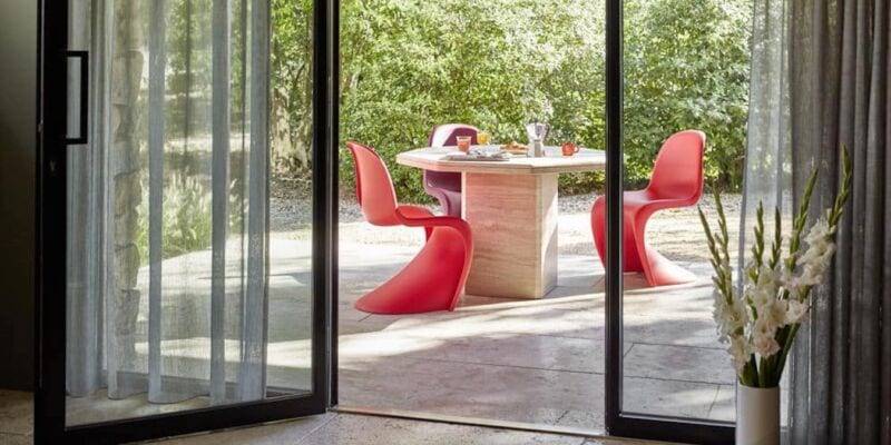 Chaises panton éditées chez vitra