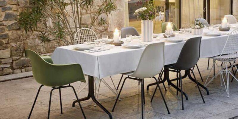 Eames shell chairs de vitra