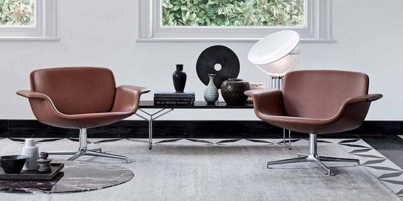 KN01 Lounge chair éditée par Knoll