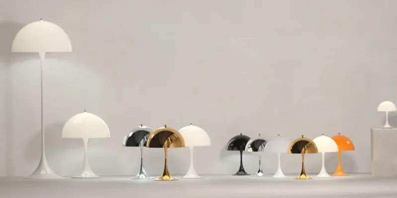 Lampe panthella en version mini