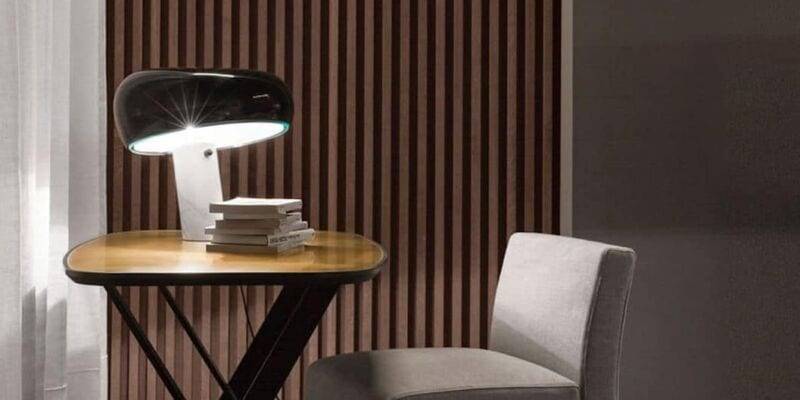 Lampe Snoopy d’Achille et Pier Giacomo Castiglioni chez Flos