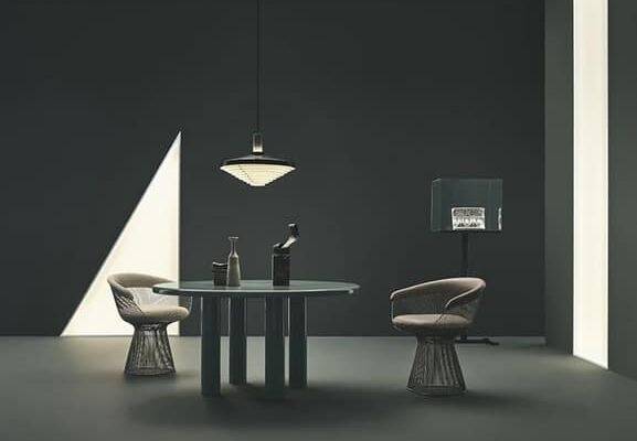 La table smalto de Barber & Osgerby pour Knoll
