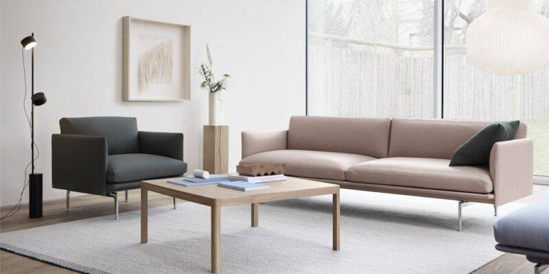 Le canapé Outline édité par Muuto