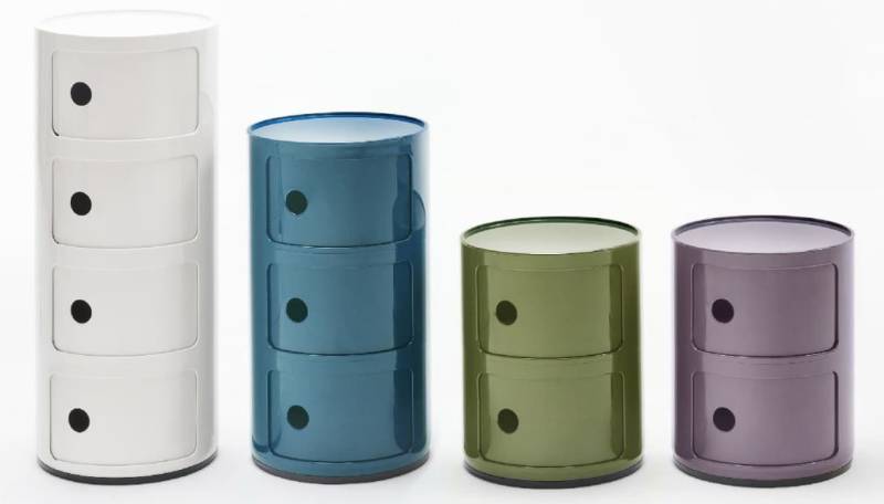 Le componibili d’Anna Castelli-Ferrieri pour Kartell